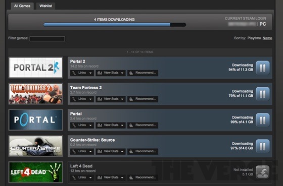 Steam adds remote game downloads (hands-on) - The Verge