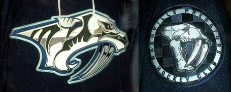 Nashville Predators new third jersey chest logo and shoulder patch