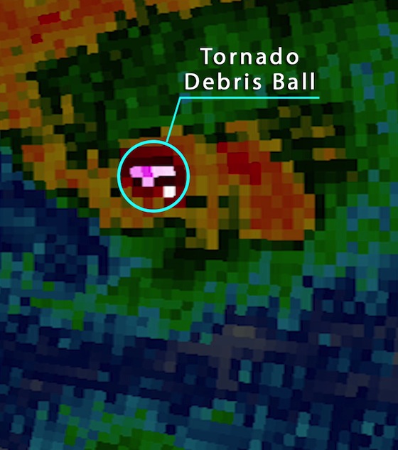 Tornado-debris-ball