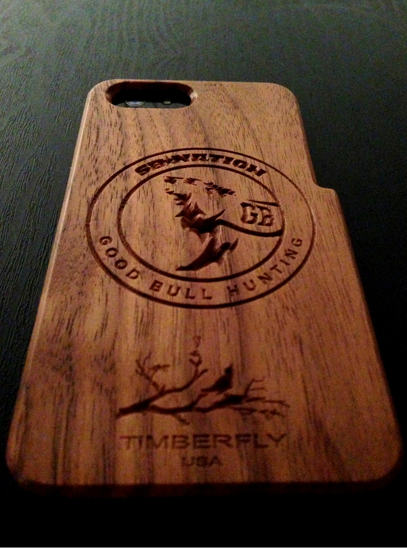 wood iPhone 5 case