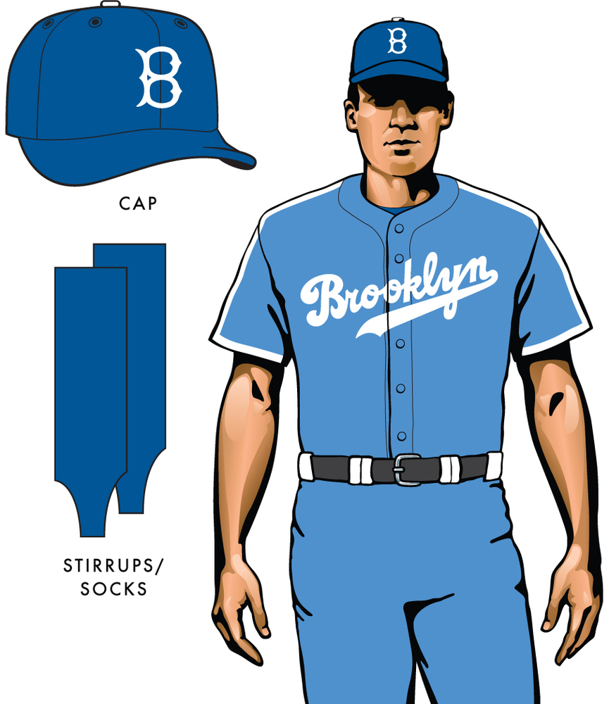 dodgers brooklyn uniforms