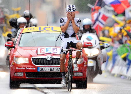 Heinrich Haussler Tour de France 2009. Photo: Jasper Juinen/Getty