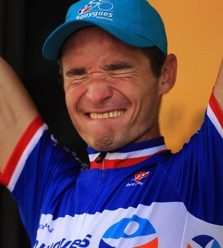 Thomas Voeckler, 2010 Tour de France. Photo: Spencer Platt/Getty.