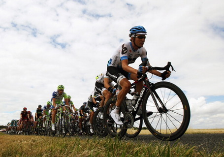 David Zabriskie, Garmin-Cervélo, Tour de France, stage 7. Photo: Bryn Lennon/Getty
