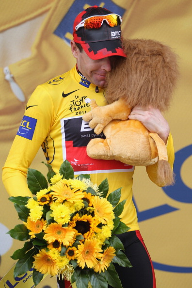 Cadel Evans, BMC Racing Team, Tour de France 2011, Yellow Jersey.