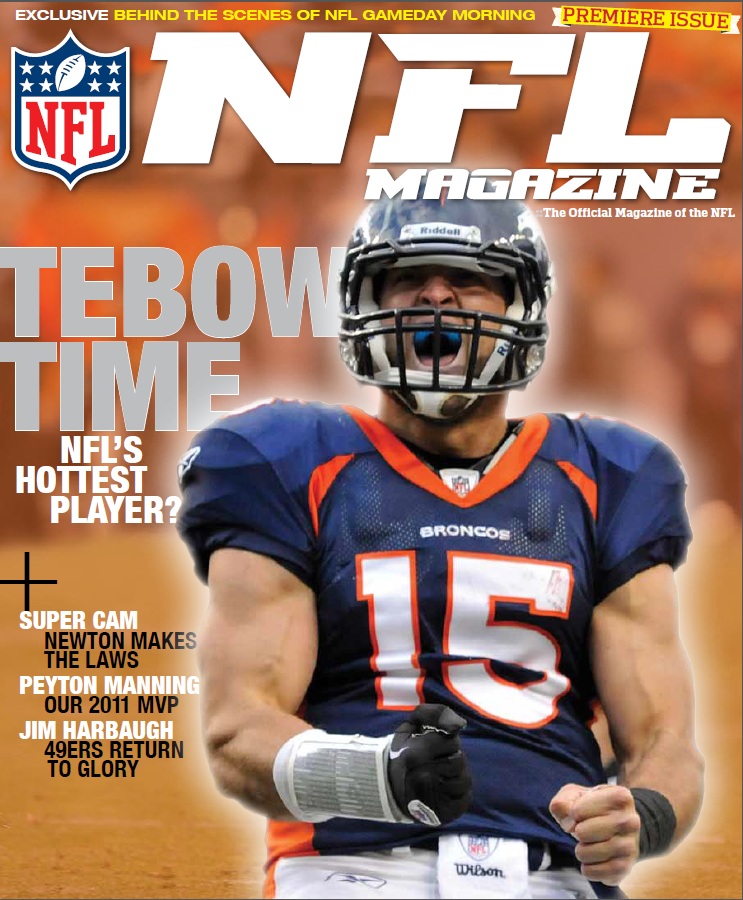 2011 Sports Illustrated Denver Broncos QB Tim Tebow Subscription Issue NR/Mint 