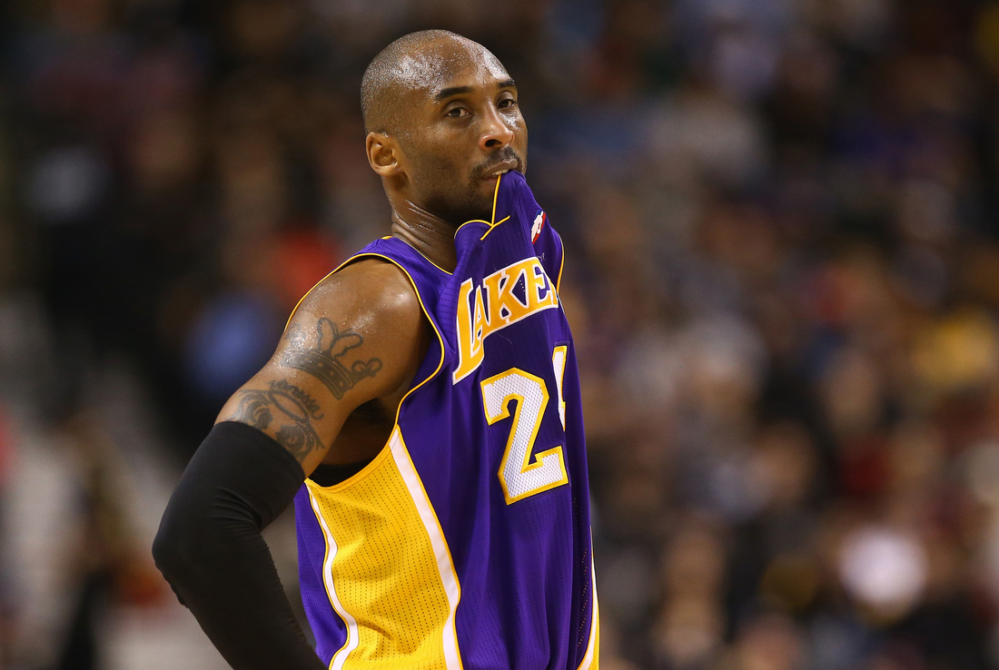 Why does Kobe Bryant chew his jersey all the time? - SBNation.com